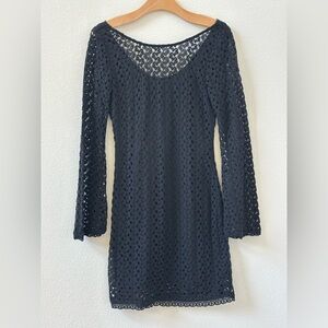 Elegant Black Lace Dress